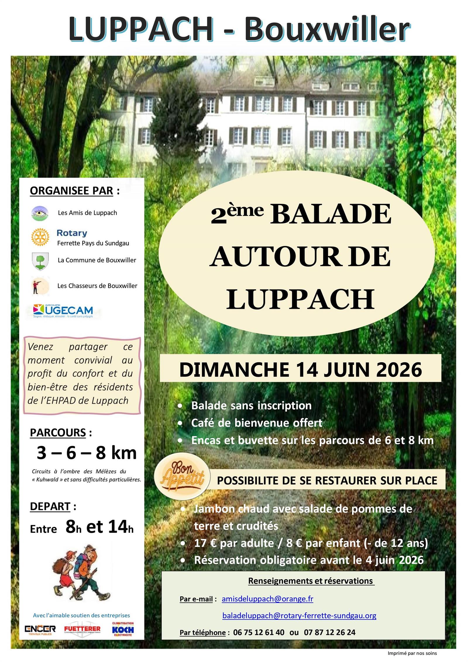 Affiche officielle de la Balade autour de Luppach